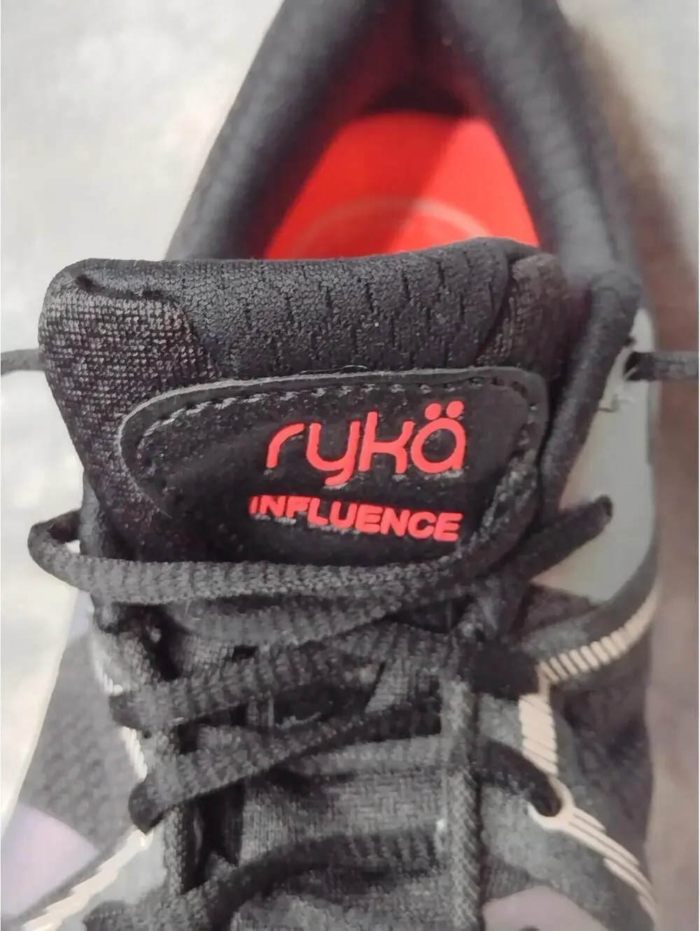 NWOT Ryka Women's Black/Pink/Influence Training Sneakers Size 6M